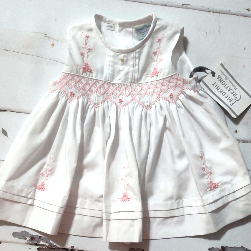 Friedknit Creations By Feltmant Brothers Smocked Dress 3m
